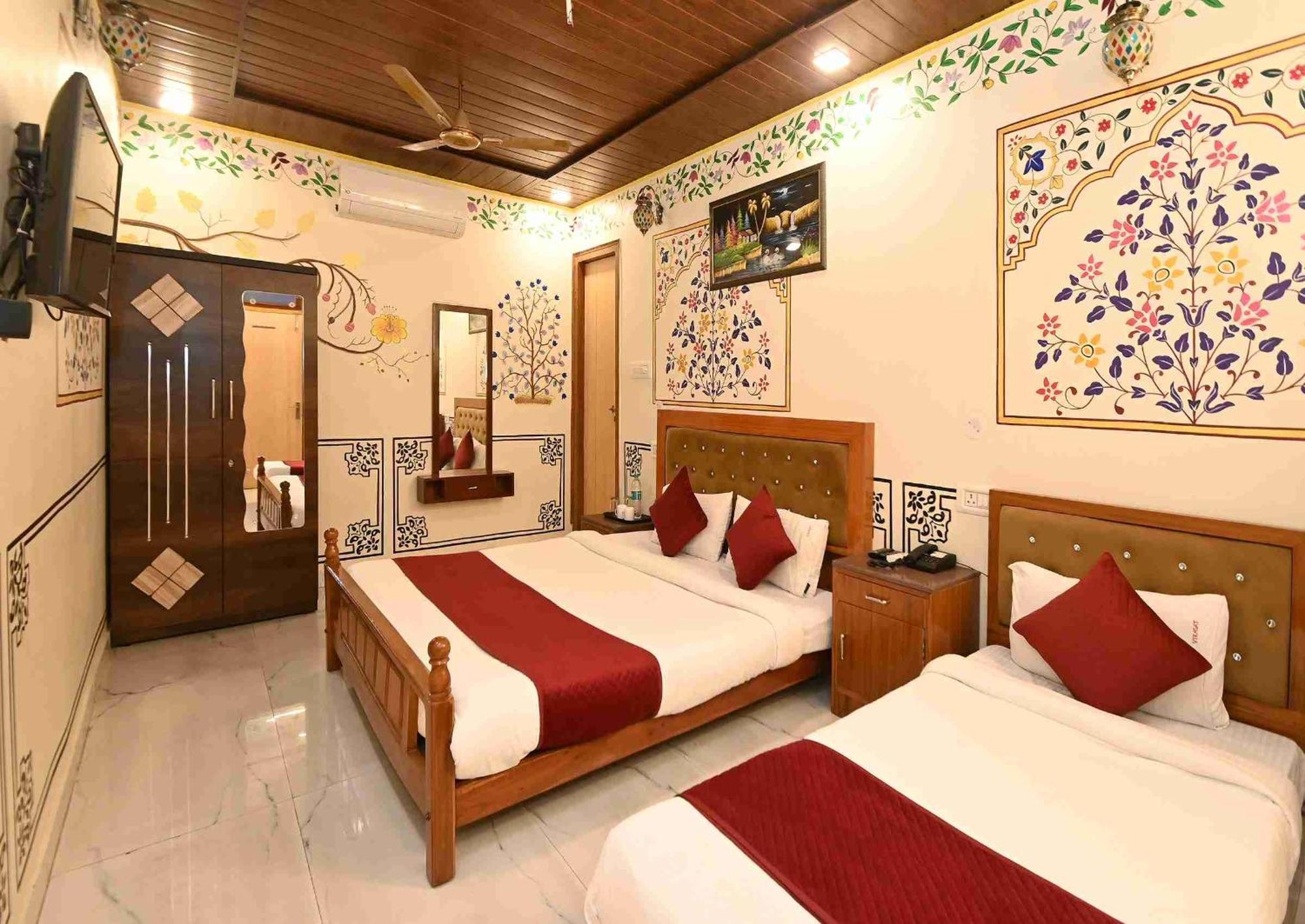Virasat Mahal Heritage Hotel-Jaipur City Center מראה חיצוני תמונה
